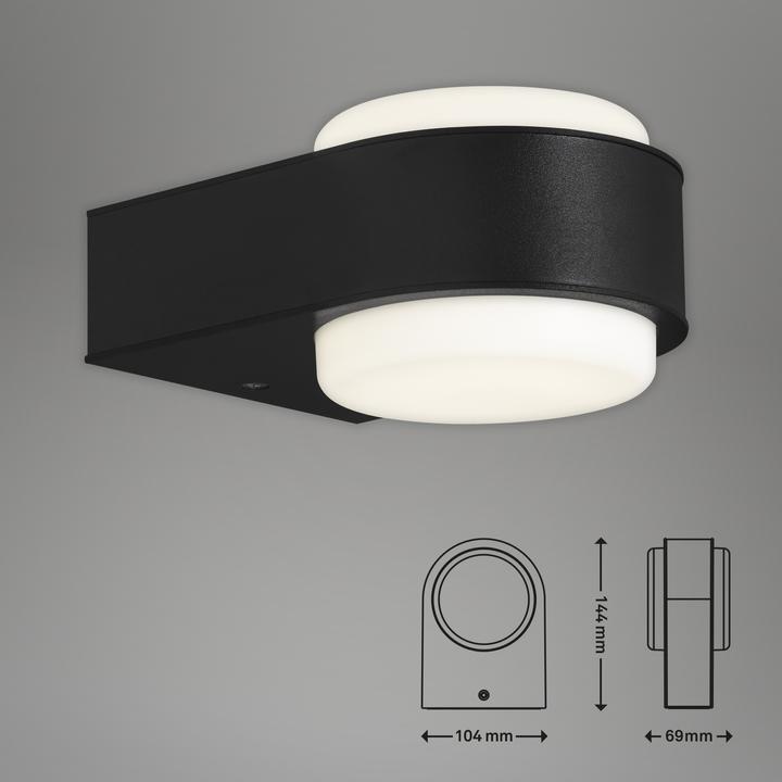 Produktbild Briloner LED Aussenleuchte, schwarz, LED-Platine/6,5W (650 lm)