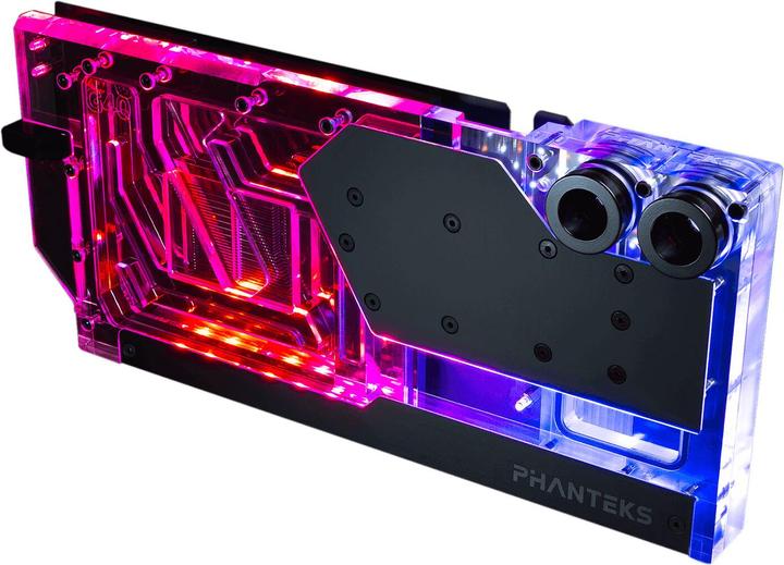 Actual product image Phanteks Glacier Ez-Fit G40 RTX 4090 Asus GPU water cooler, D-RGB - black