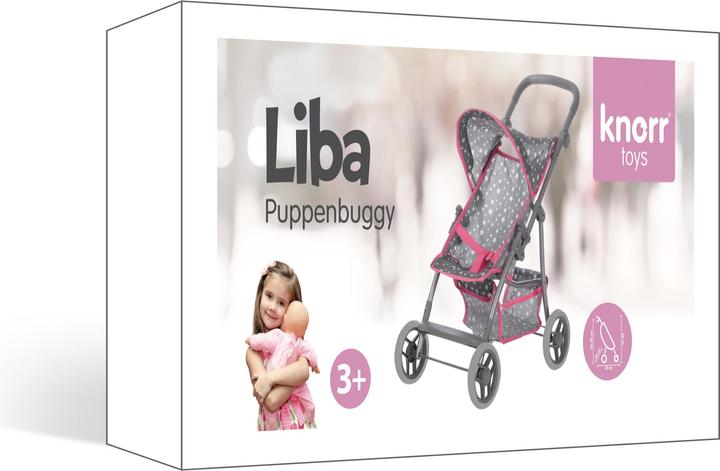Image du produit Knorrtoys Puppenbuggy Liba - Star grey
