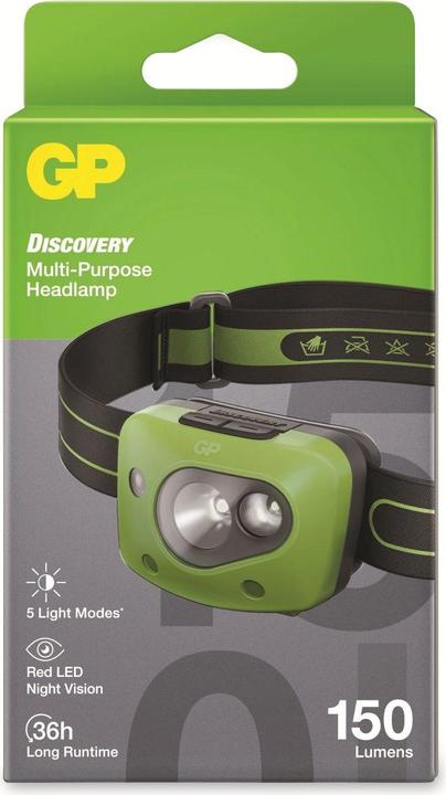 Actual product image GP Batteries GP Discovery Headlamp CH43 (300 lm)