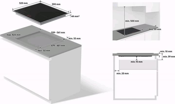 Produktbild Samsung NZ64B5045FK Inductiekookplaat