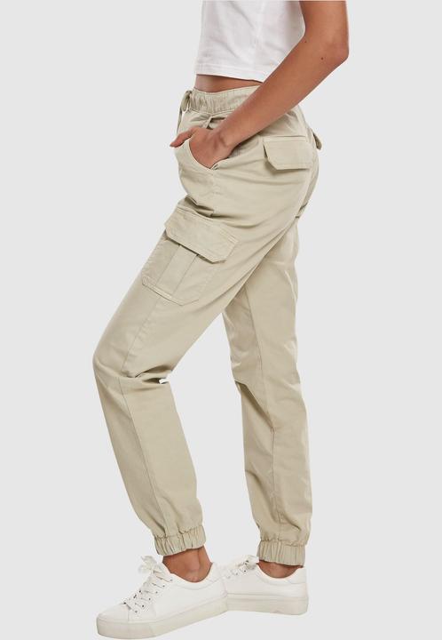 Actual product image Urban Classics Ladies High Waist Cargo Jogging Pants (4XL)