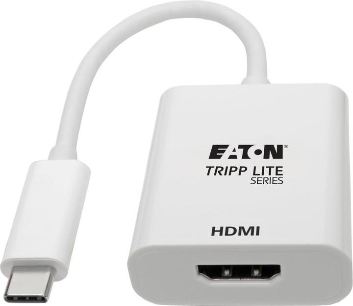 Produktbild Eaton USB-C to HDMI Adapter M/F - 4K 60Hz HDCP 2.2 White (USB Typ-C, 15.24 cm)