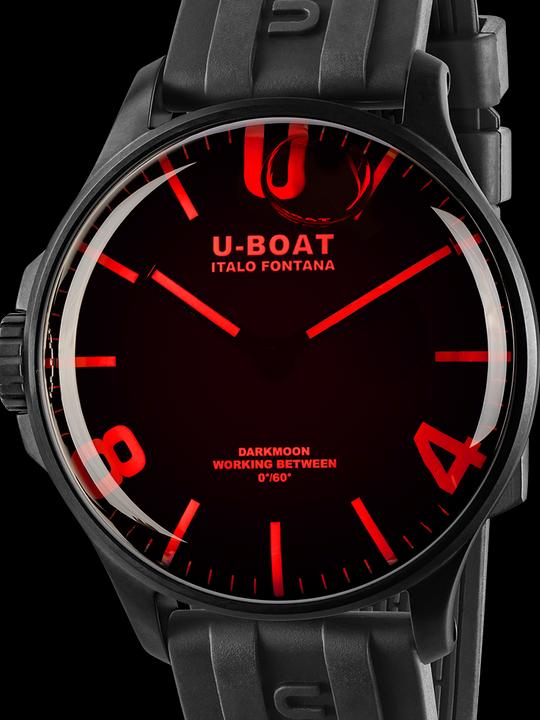 Image du produit U-Boat 8466/B Darkmoon Red IPB 44mm 5ATM (Montre analogique, 44 mm)