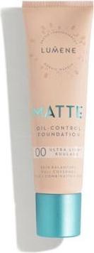 Actual product image Lumene Matte Oil-Control Foundation 00 Ultra Light 30ml (00 Ultra Light)