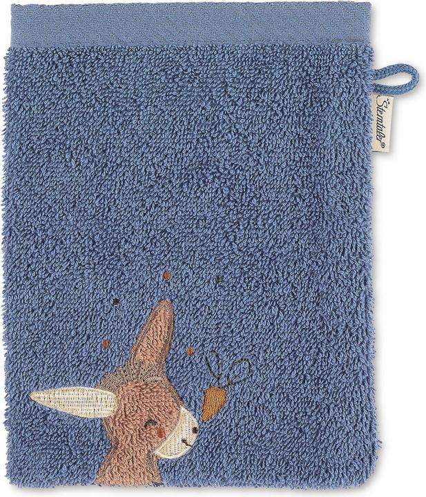 Produktbild Sterntaler Baby-Waschhandschuh Emmilius Blau