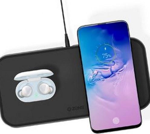 Actual product image Zens Aluminium Dual Fast Wireless Charger 30W USB PD (20 W)