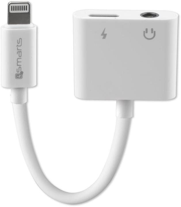 4smarts Audio and Charging Splitter (Lightning, 3.5mm socket, Lightning)