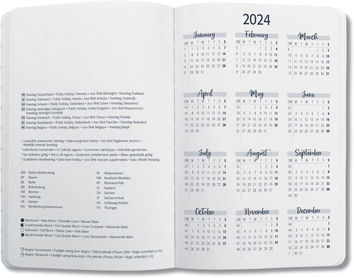 Valori nutrizionali e ingredienti Jolie Calendario settimanale (A6, Tedesco)