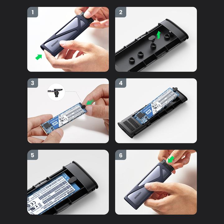 Actual product image Ugreen CM400 (M.2 2280, M.2 2260, M.2 2230, M.2 2242)