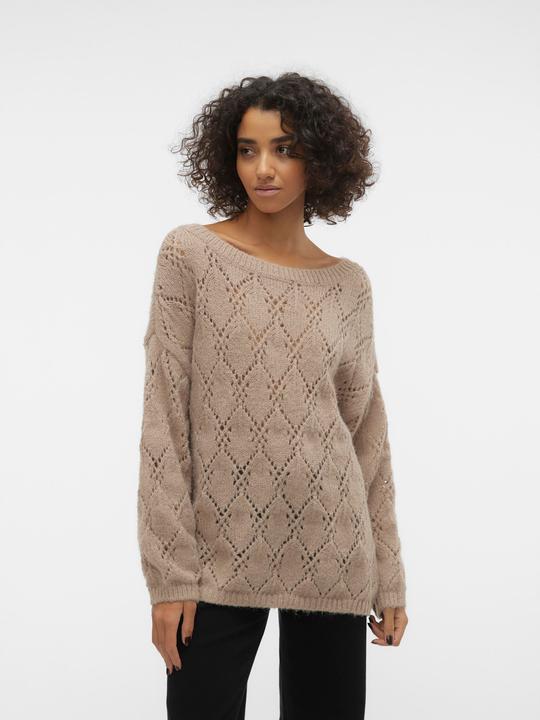 Produktbild Vero Moda VMSTAR LS BOATNECK LONG PULLOVER GA EXC Strickpullover (L)