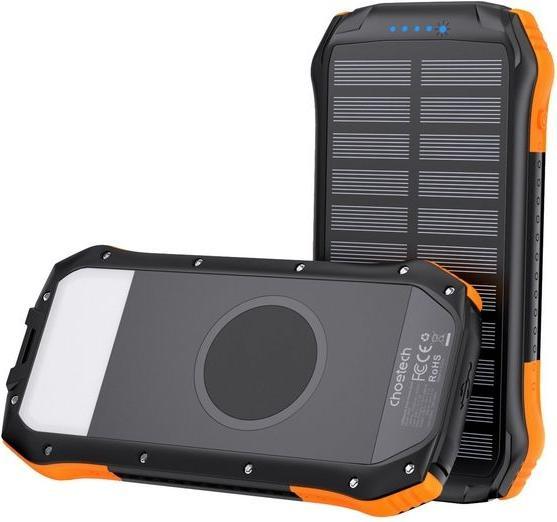 Produktbild Choetech Externer Akku mit Solarladung (10000 mAh, 37 Wh)
