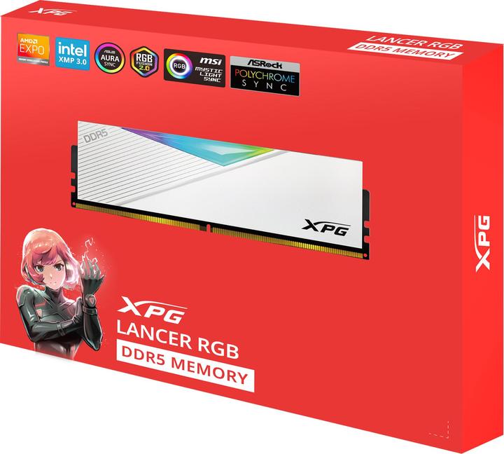 Actual product image Adata XPG Lancer (2 x 24GB, 6800 MHz, DDR5 RAM, U-DIMM)