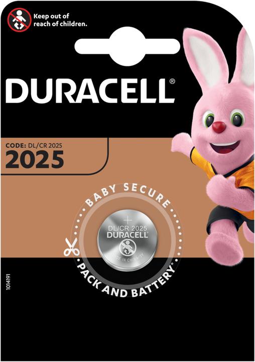 Duracell Lithium 2025 (1 Stk., CR2025, 165 mAh)