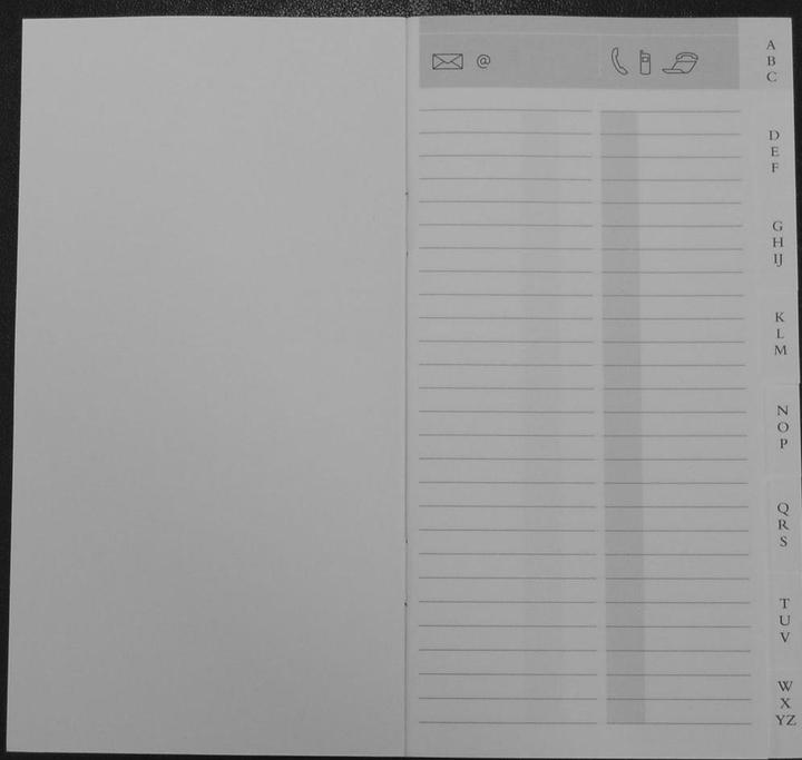 Image du produit Brepols Registre d'adresses (A6, Anglais)