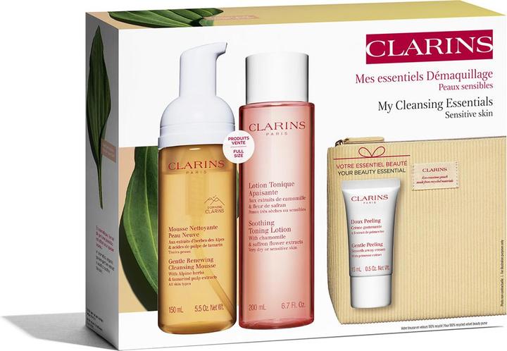 Actual product image Clarins Specials - Premium Cleansing Sensitive Skin Kit (Foam, 150 ml)