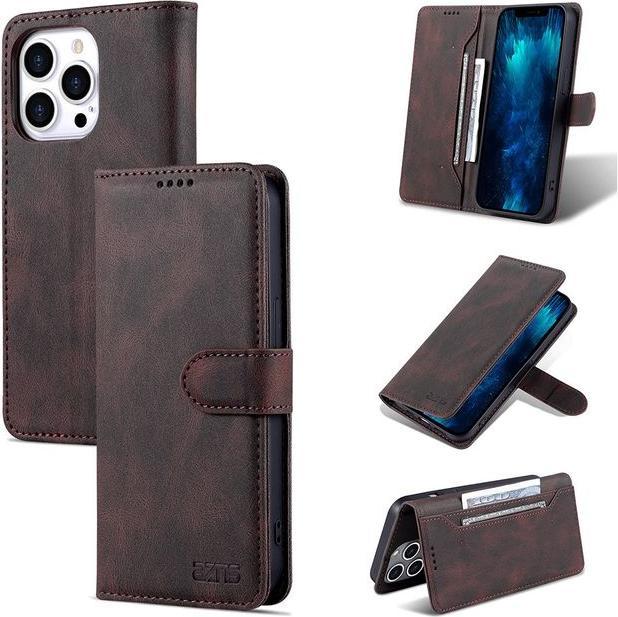 Actual product image MU Classic Retro Leather Bookcover Case (Apple iPhone 13 Pro Max)