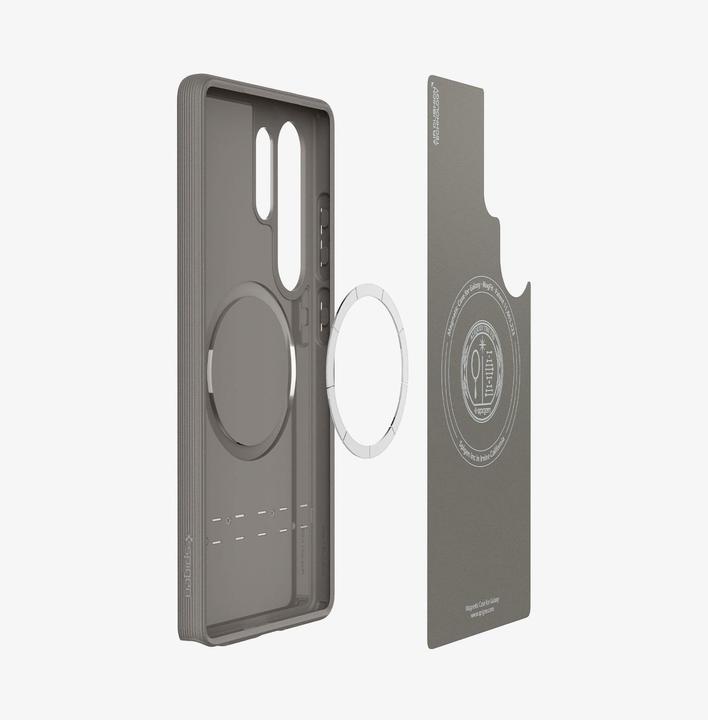Produktbild Spigen Caseology Parallax Mag MagSafe Hülle für Samsung Galaxy S25 Ultra – Grau (Samsung Galaxy S25 Ultra)