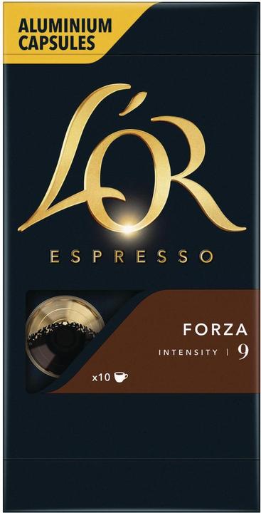 L’OR Espresso Kaffeekapseln Espresso Forza 10 Stück (10 x Port.)