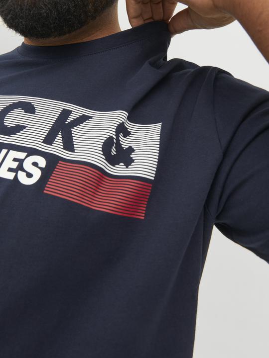 Produktbild Jack & Jones Logoprint Plus size T-shirt (6XL)