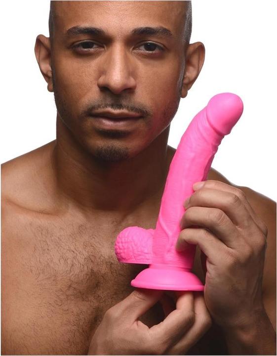 Image du produit Pop Peckers Poppin Dildo 19 cm - Pink