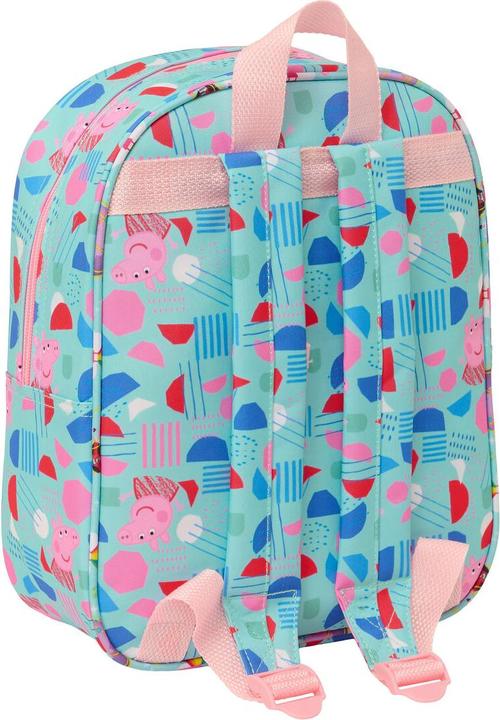 Produktbild Peppa Pig Schulrucksack grün Rosa 22 x 27 x 10 cm 3D (6 l)