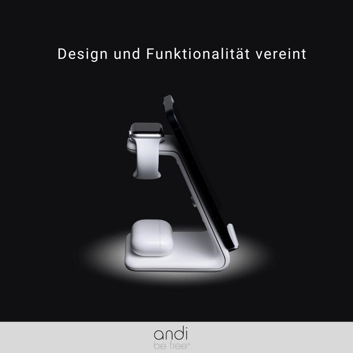 Produktbild Andi be free 3-in-1 kabellose Ladestation (18 W)