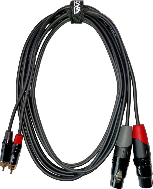 Produktbild Enova XLR auf Chinch Kupplung/Stecker Kabel 3m (3 m)