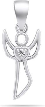 Brilio Silver - Decent silver pendant Angel PT122W