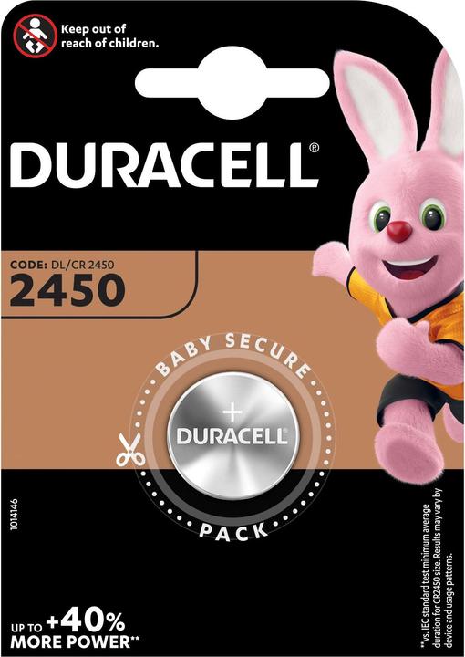 Produktbild Duracell Electronics 2450 (1 Stk., CR2450, 485 mAh)