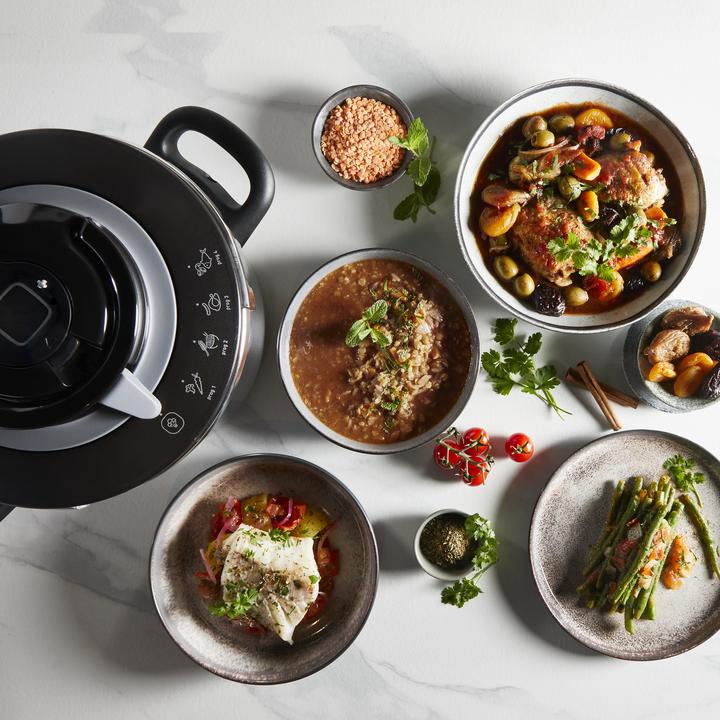 Produktbild Tefal Clipso+ Chef 6L Schnellkochtopf (22 cm, Dampfkochtopf, Edelstahl)