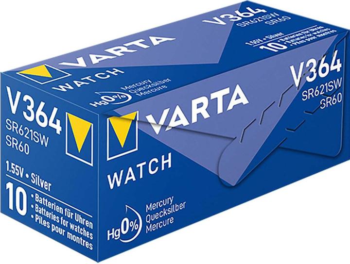 Produktbild Varta Chron V 364 (1 Stk., SR60, 20 mAh)