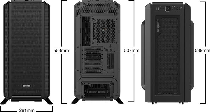 Actual product image be quiet! Silent Base 802 Window (ATX, mATX, Mini-ITX)
