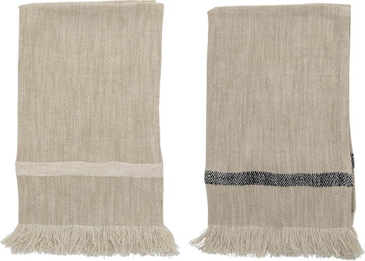 Produktbild Bloomingville Jacen Kitchen Towel, Nature, Cotton (70 x 45 cm)