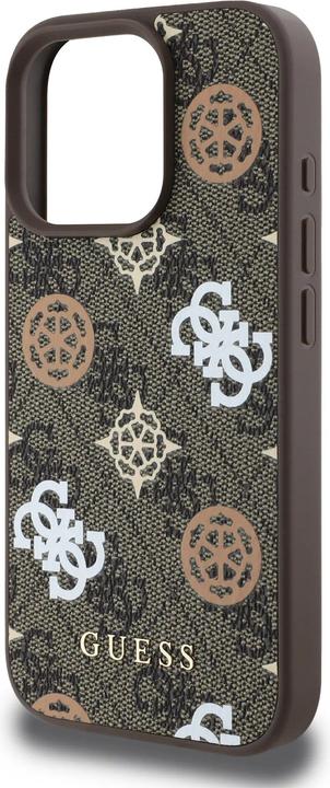 Immagine prodotto Guess Custodia rigida in PU 4G Design con Peonia (Apple iPhone 16 Pro Max)