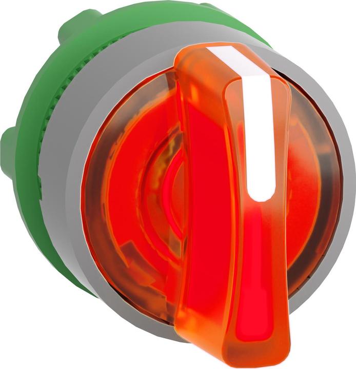 Actual product image Schneider Electric Illuminated selector switch, front, plastic, ZB5AK1553C0