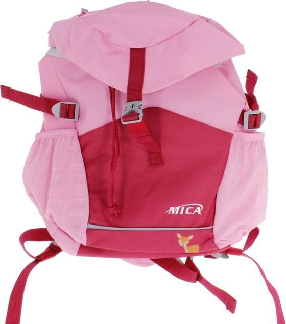 Mica Kinderrucksack rosa - aus Textil - ca. 26 x 37 x 19 cm
