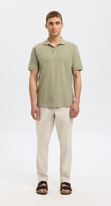 Actual product image Selected Homme Jacquard Polo shirt (S)