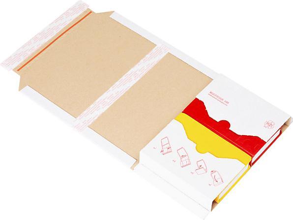 Immagine prodotto Ratioform Imballaggio per libri Multistar, bianco, lungh. x largh. 380 x 290 mm, a partire (1 x)