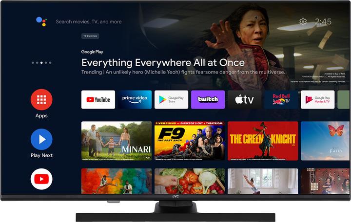 Actual product image JVC QLED TV 40 inch TV Full HD Android TV (HDR Smart TV, triple tuner) LT-40VQF545A (40", QLED, Full HD, 2024)