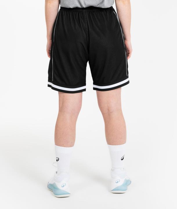 Actual product image Kipsta Damen/Herren Basketball Shorts wendbar leicht - SHR 500 schwarz-weiss (M)