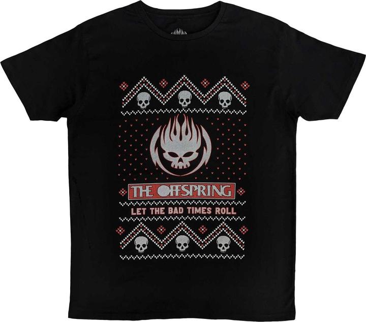 Produktbild The Offspring Bad Times TShirt weihnachtliches Design (S)