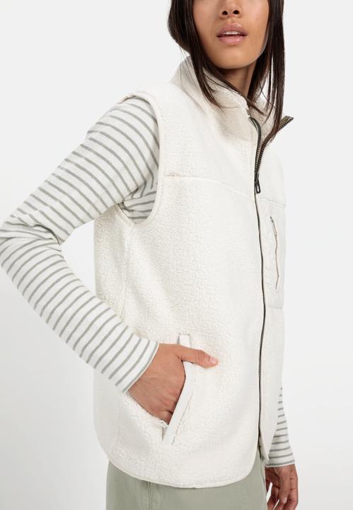 Actual product image Camel Active Teddy fleece waistcoat with stand-up collar (L)