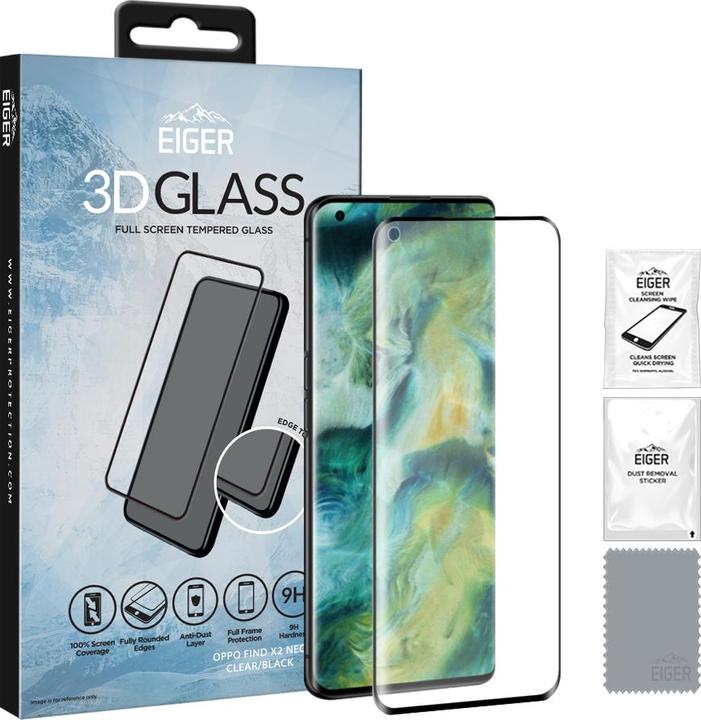 Immagine prodotto Eiger Mountain Glass Clear Edge (1 Pezzo/i, Oppo Reno 4 Pro 5G)