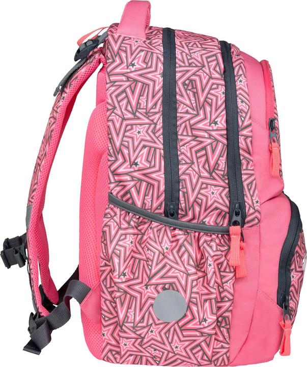 Actual product image Belmil Maxi Pack Schulrucksack mit Brustgurt 2tlg. Set "Love Star (22 l)
