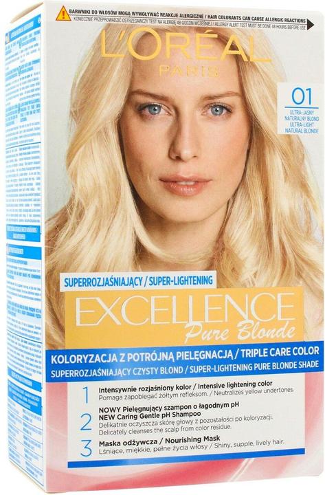 Immagine prodotto L'Oréal Paris L'Oreal - Excellence Creme Tintura per capelli 0,1 Super Light Naturalonde (0,1 Super Light Naturalonde)