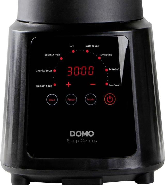 Image du produit Domo Digital Genius DO726BL Machine à soupe noire (900 W)