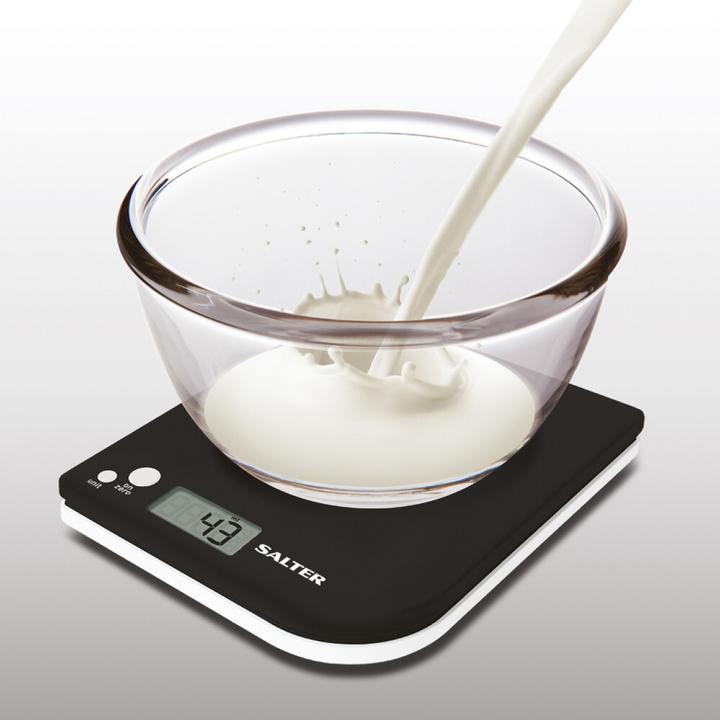 Produktbild Salter 1177 BKWHDR Leaf Electronic Digital Kitchen Scale - Black