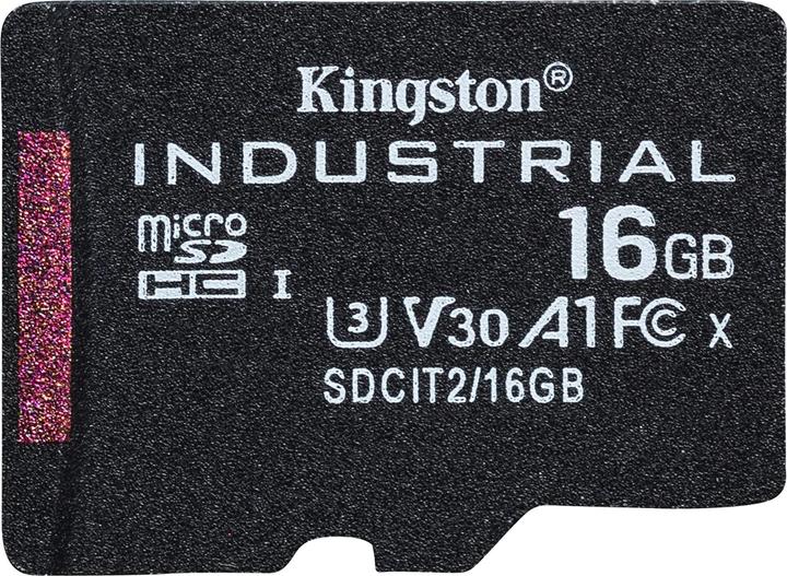 Immagine prodotto Kingston microSDHC Industriale (16 GB, microSDHC, U3, UHS-I)