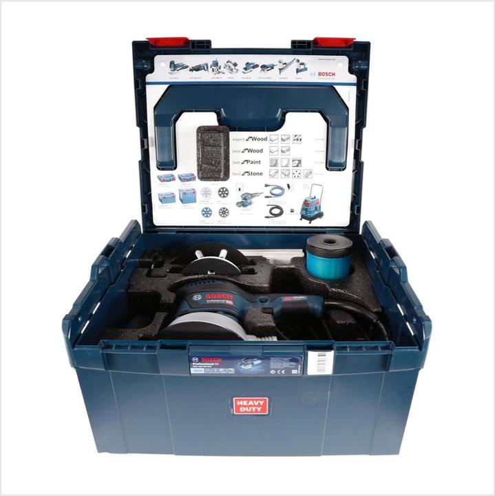 Actual product image Bosch Professional GEX 125-150 AVE Set incl. L-BOXX (Eccentric grinder, 400 W)